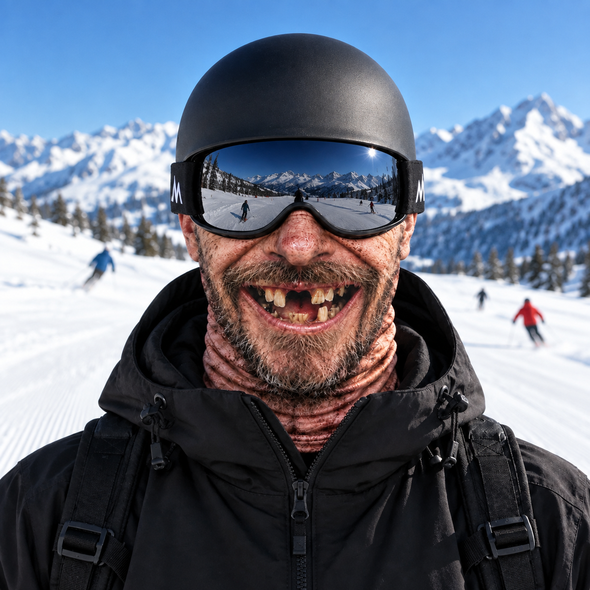 Funny Mask · Máscara con rostro realista